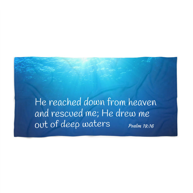 Psalm18 Beach Towel