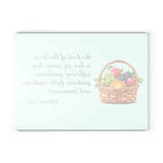 Fruit of the Spirit Glass Christian Cutting Board