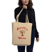 Rooted in Christ Small Christian Tote 