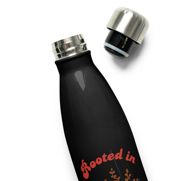 Rooted in Christ Christian Stainless Steel Water Bottle