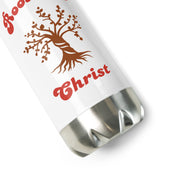 Rooted in Christ Christian Stainless Steel Water Bottle